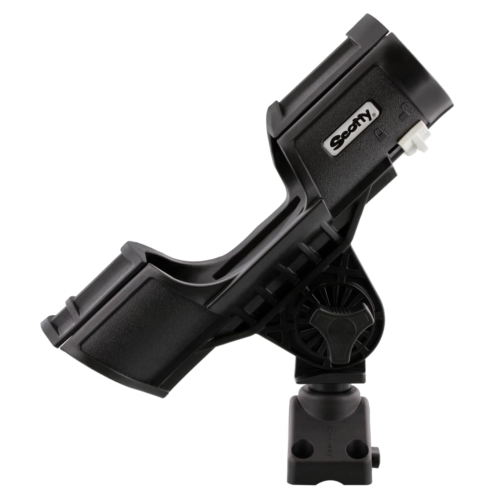 Scotty 400-BK-QUAD Orca Porta Canna da Canna con Montaggio Laterale/Deck