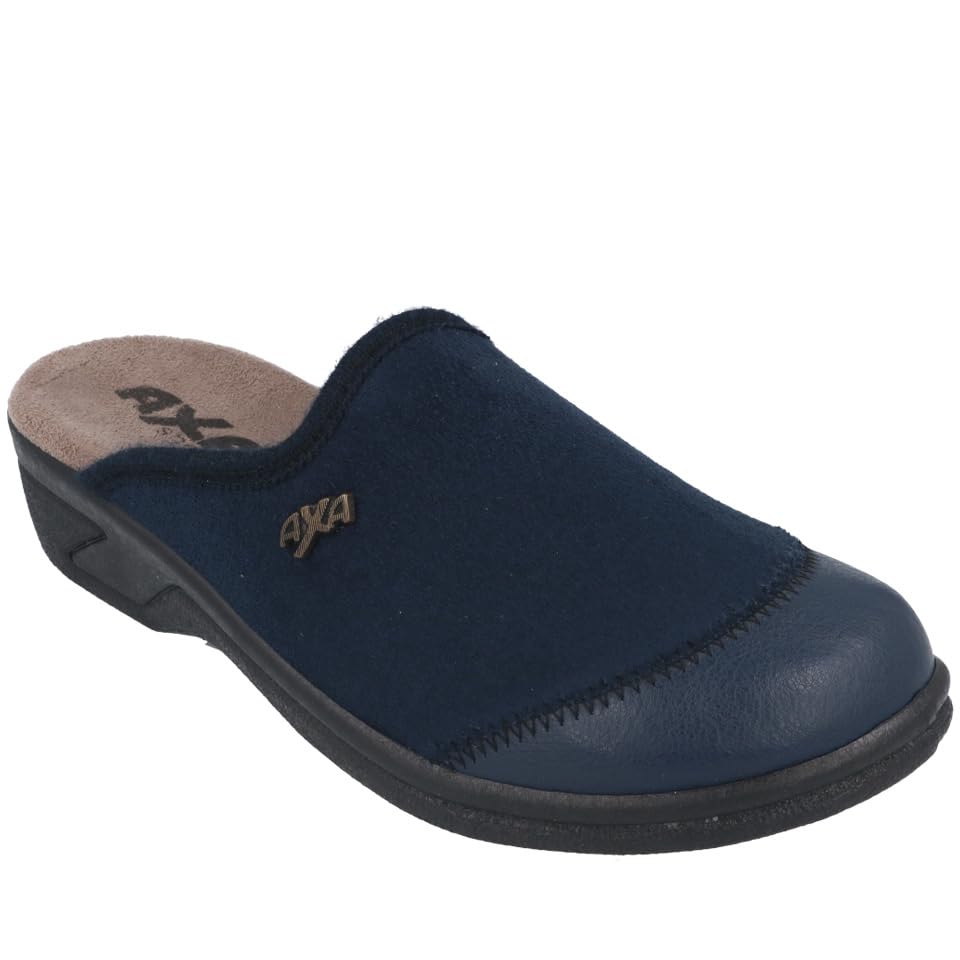 AXA SHOES Pantofola Profumata Invernale Donna Brillantini Semplice Con Plantare Soft Memory - Colore Grigio Scuro - Numero 36