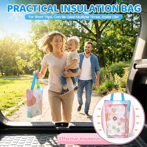 Image of Orzbow Car Seat Cooling Pad with Insulated Bag, Carseat Cooler Pad for Babies Toddler Kids Infant, Portable Baby Cooling Pad for Hot Summer to Keep Comfortable, White