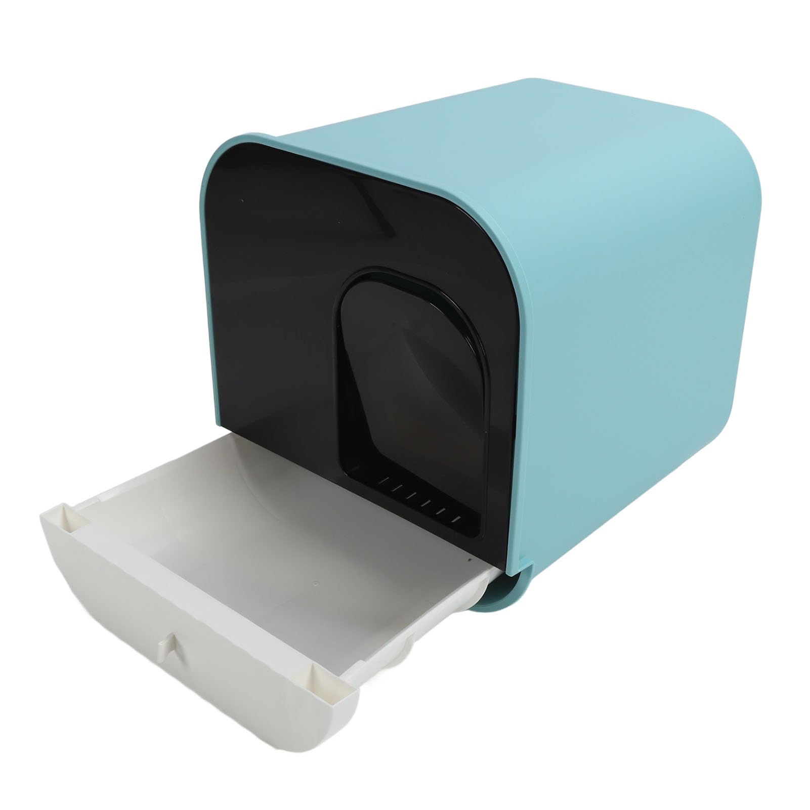 Arenero para Gatos con Cubierta 22L para Control de Olor con Carbón Activo de Doble Entrada Arenero Cerrado para Gatos Medianos y Grandes, Hogar, Espacios Pequeños, Limpieza Fácil