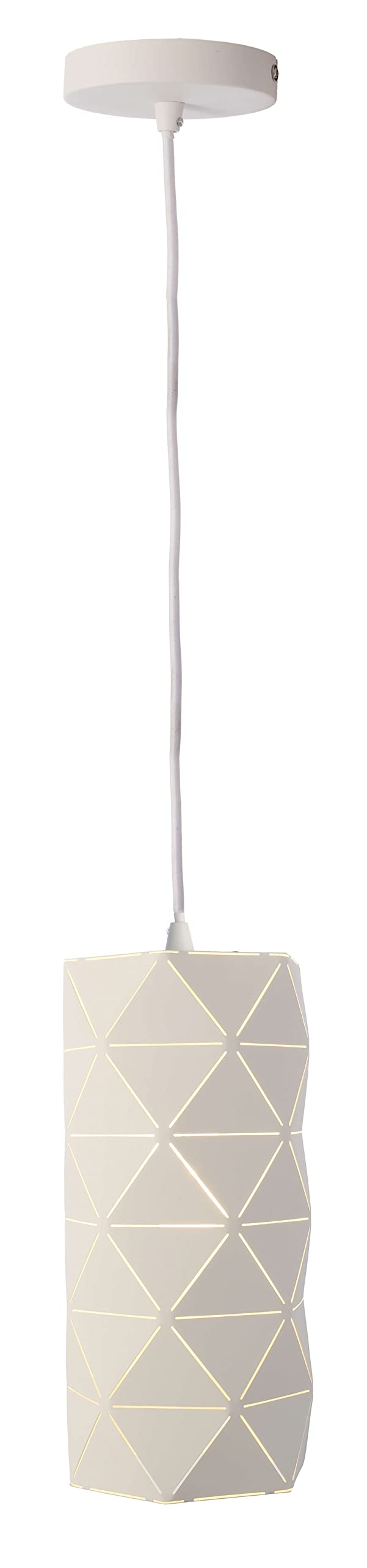 Suspension ASTEROPE Linear E27 blanc pour éclairer une table de salle à manger