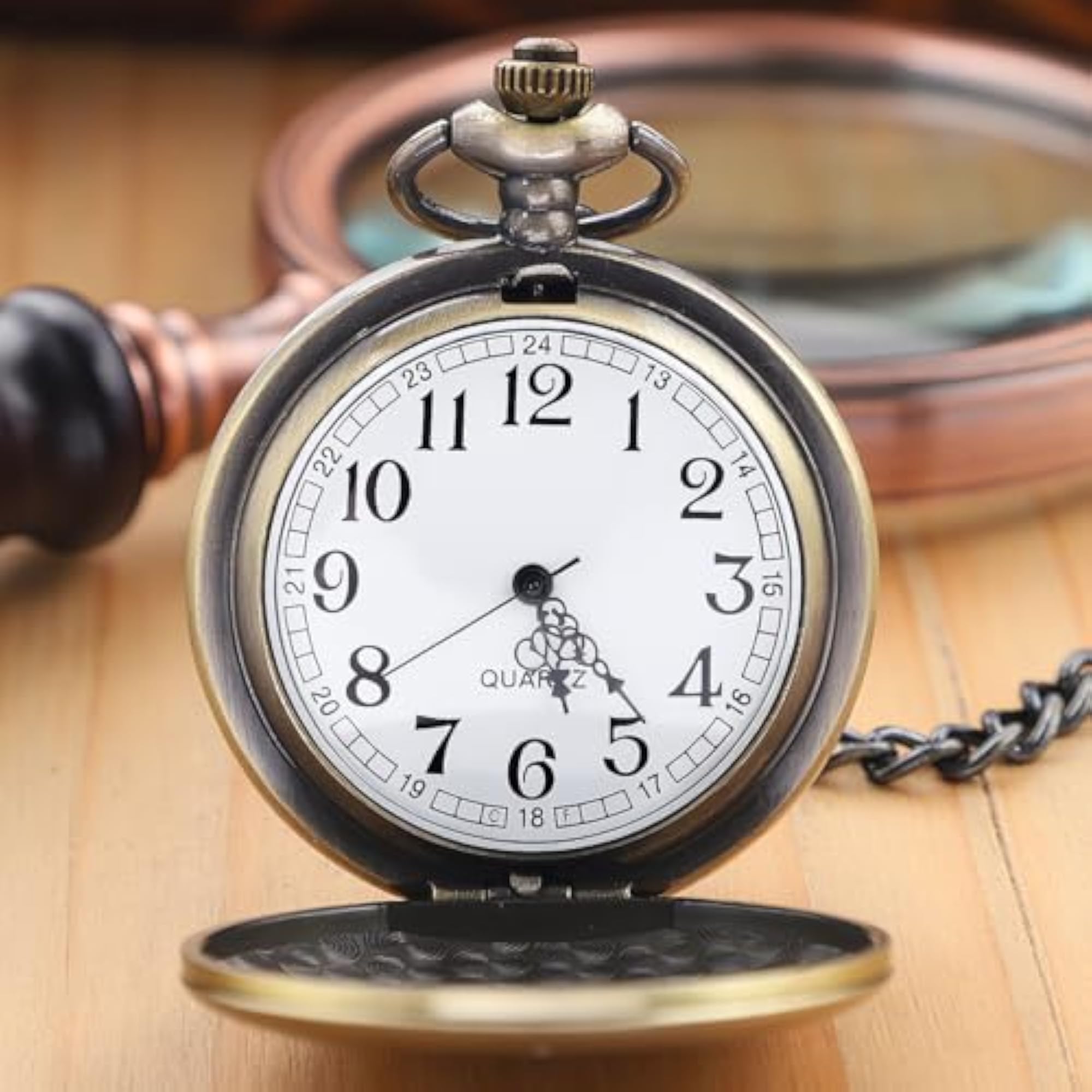 Engraved Pocket Watch for Son, I Love You Forever