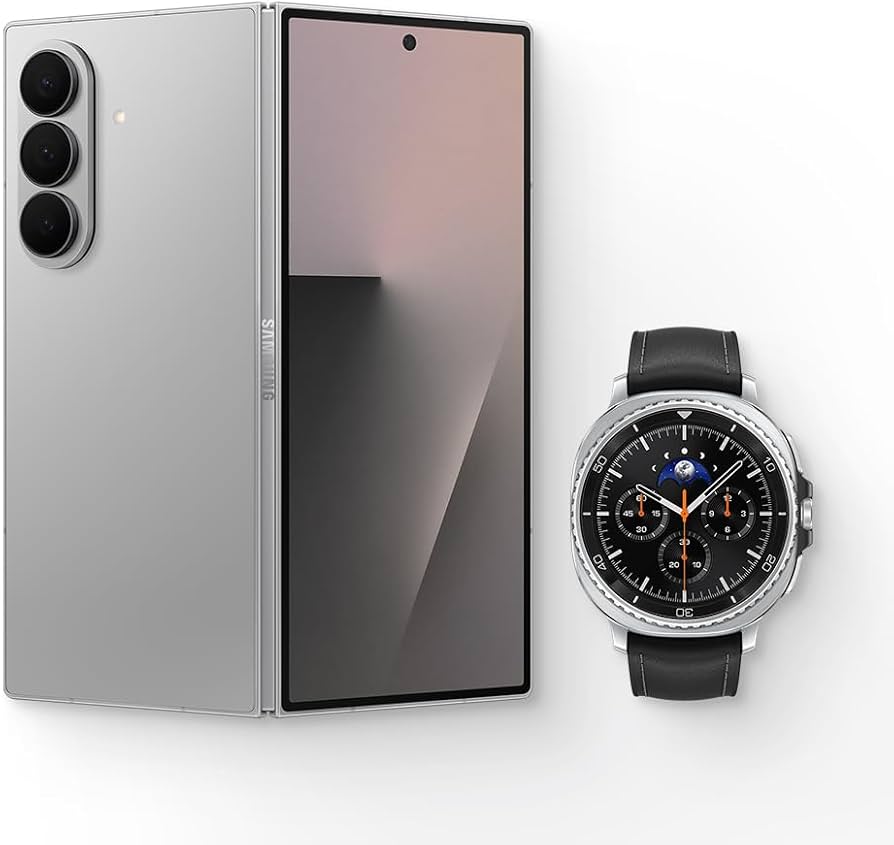 Samsung Galaxy Z Fold 7 256GB Silver Shadow w/Galaxy Watch8