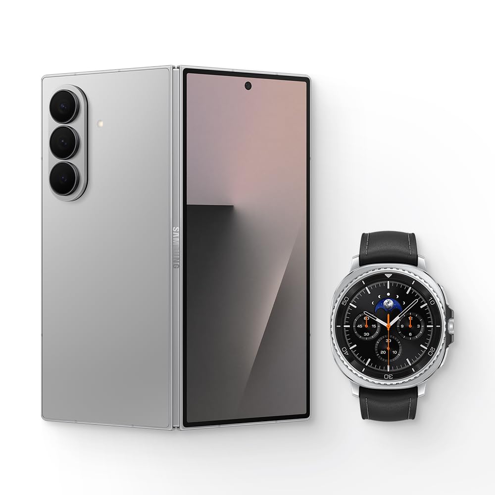 Samsung Galaxy Z Fold 7 256GB Silver Shadow w/Galaxy Watch8