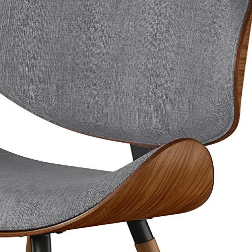 Simplihome Marana 18 Inch Mid Century Modern Dining Chair In Grey Linen Look Fabric, For The Dining Room #TOP7
