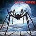 SnowCinda Halloween Decorations, Scary Giant Spider Halloween Props for Garden Outdoor or Halloween Parties Indoor Decor