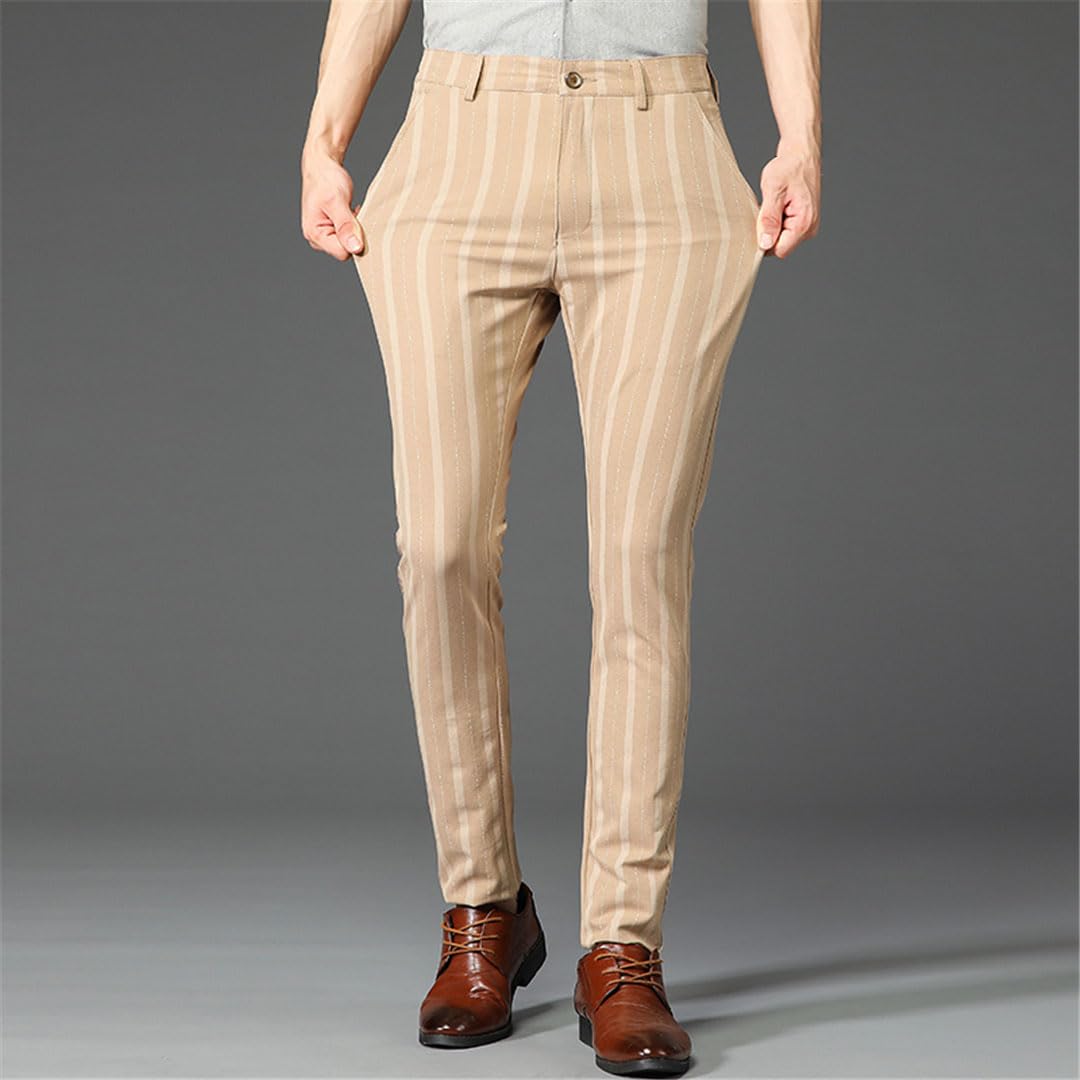 Vogrtcc Pantalone da Uomo da Uomo d'Affari Estivo da Uomo
