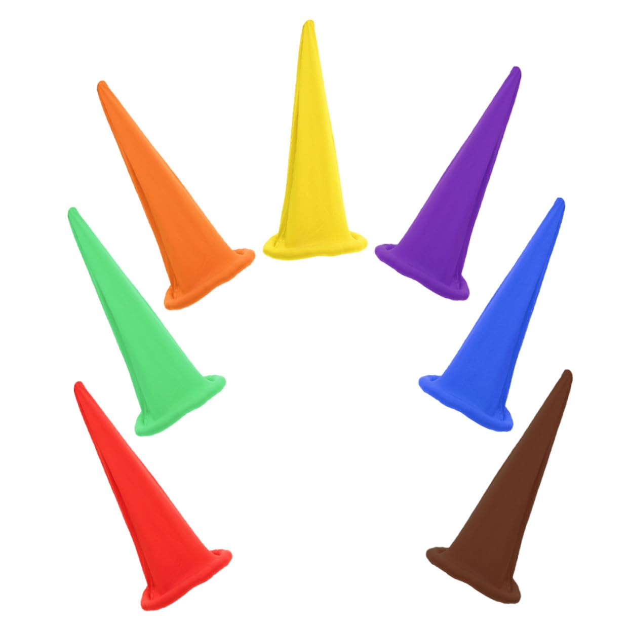 BESPORTBLE 7 Piezas Sombreros de Enanito Navideños y Accesorios para Disfraces, Tamaño Adulto, Resistentes y Reutilizables, Ideales para Fiestas de Halloween y Navidad