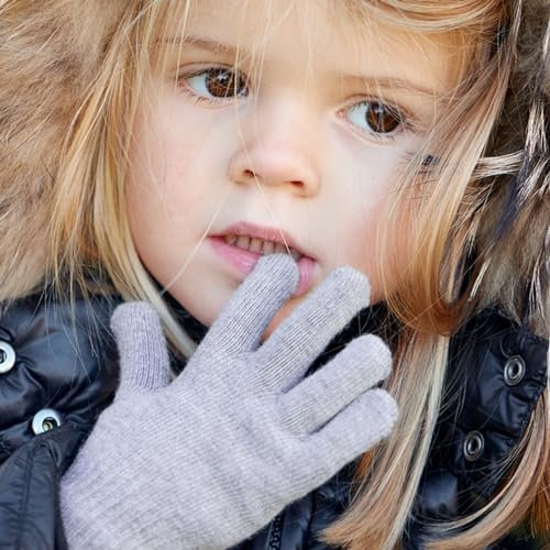 Image of ONESING 6 Pair Baby Gloves Toddler Gloves Toddler Winter Gloves Kids Gloves Winter Stretchy Knit Gloves for Kids Boys Girls