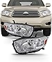 AKKON - For 2008 2009 2010 Toyota Highlander Headlights Pair Driver Left+Passenger Right Side Replacement