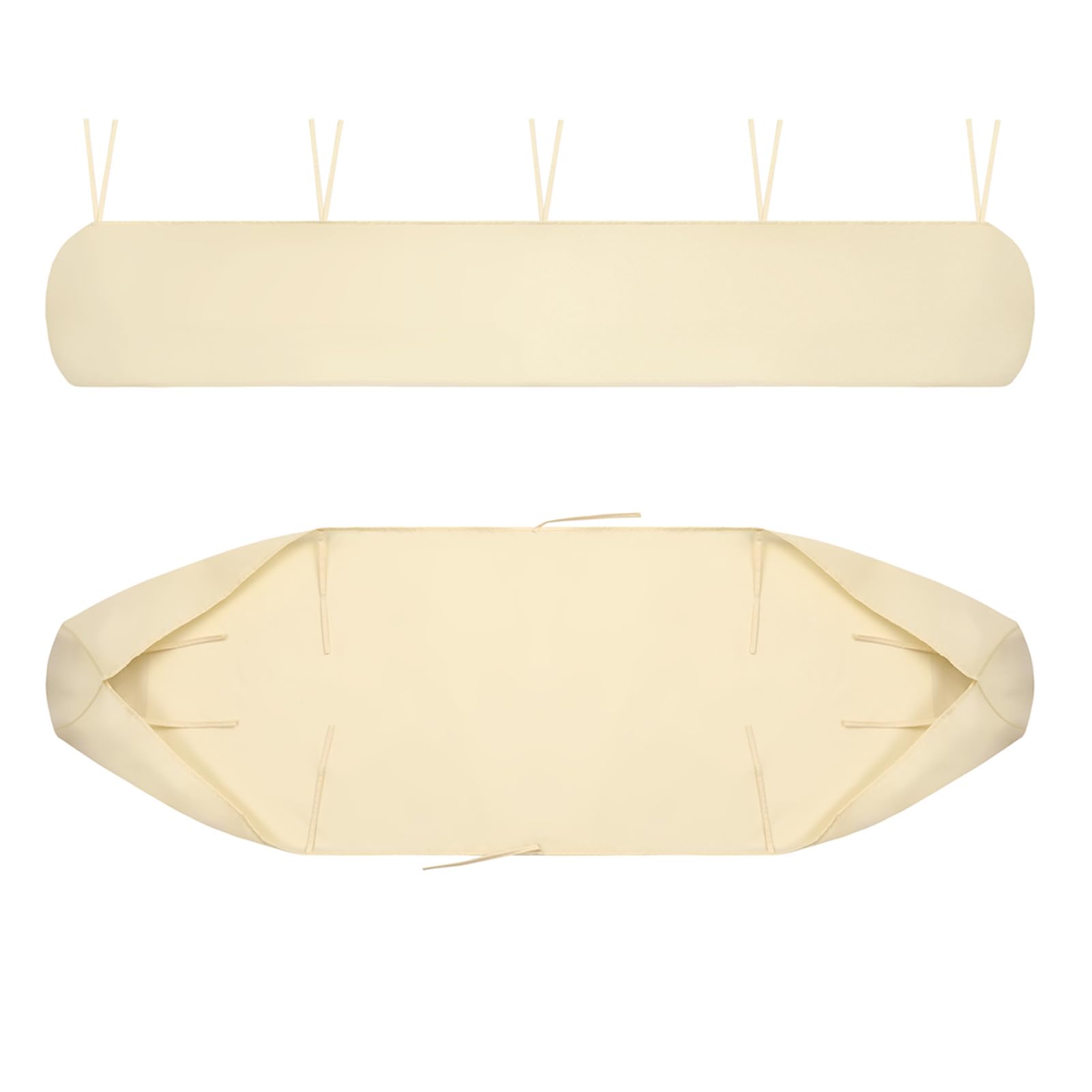 Housse de Protection Store Banne Extérieur 420D Oxford Imperméable Anti-poussière Anti-UV 5m Beige