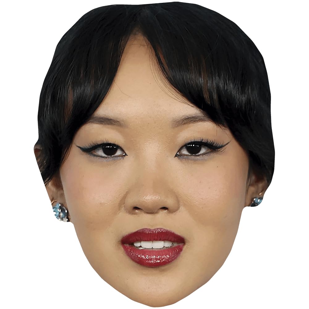Kalita Hon (Lipstick) Celebrity Mask, Flat Card Face, Fancy Dress Mask