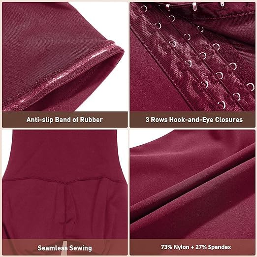 Image of Gym Leggings for Women High Waist, Corset Style Tummy Tucker Shapewear with Hook & Eye Closure for Better Compression, Casual and Gym Wear Multi-Purpose High Waist Trouser