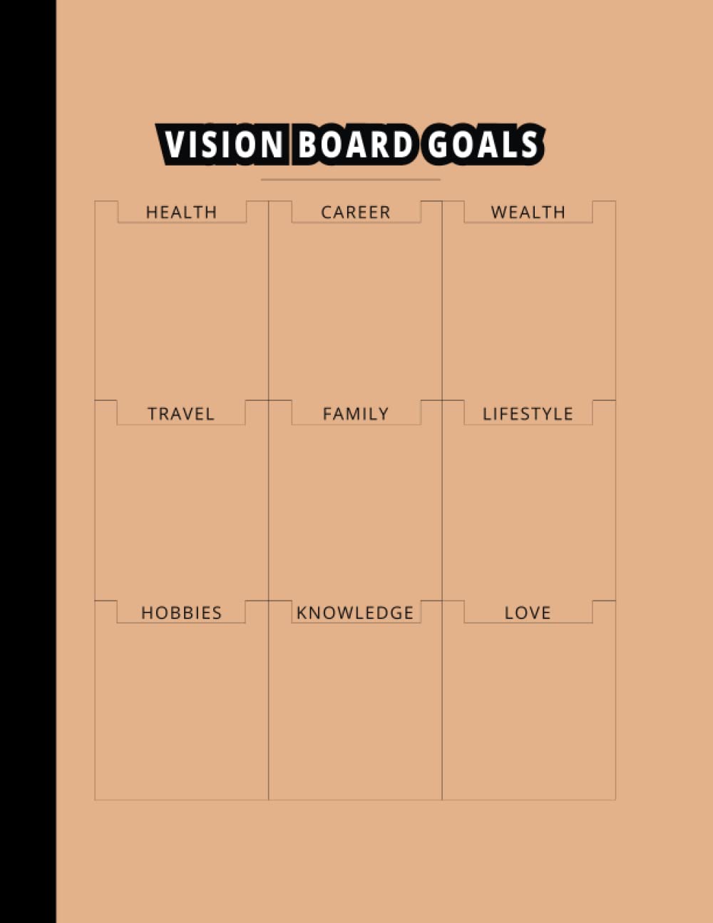 Dream Goal Planner Notebook | Vision Board Notebook | Goal Setting Notebook | Goals Worksheet | Action Plan Worksheet | Goals Notebook | Dream Goal: Vision Board planner