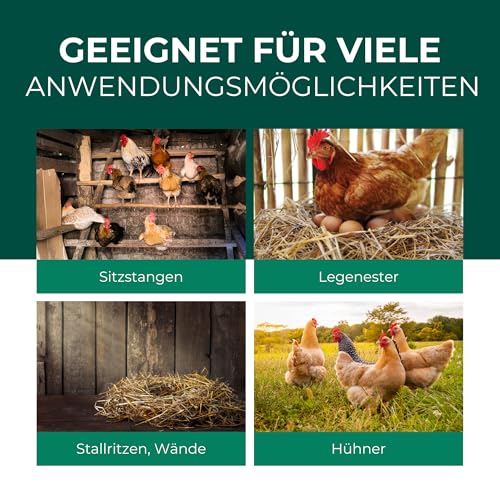 Silberkraft Milbenspray 500 ml für Hühner und Ziervögel, zuverlässiger Milbenschutz, effizientes und garantiert hilfreiches Anti-Milben-Mittel