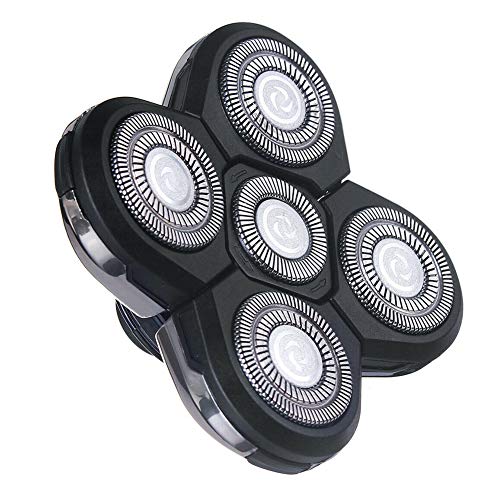 5 Head Shaver Replacement, Shaver Replacement Heads, Easy Install Electric Razor Replacement, Beard Cutter Replacement Blade