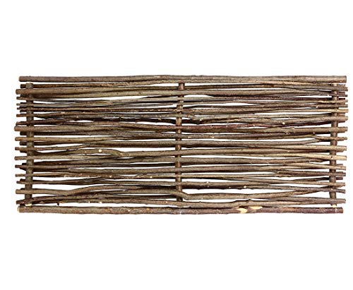 Haselnußzaun Sichtschutz \"Laura\" mit 75 x 180cm - Sichtschutzzaun aus Haselnussruten 0,75m x 1,8m Haselnußzaun Sichtschutz \"Laura\" mit 75 x 180cm - Sichtschutzzaun aus Haselnussruten 0,75m x 1,8m