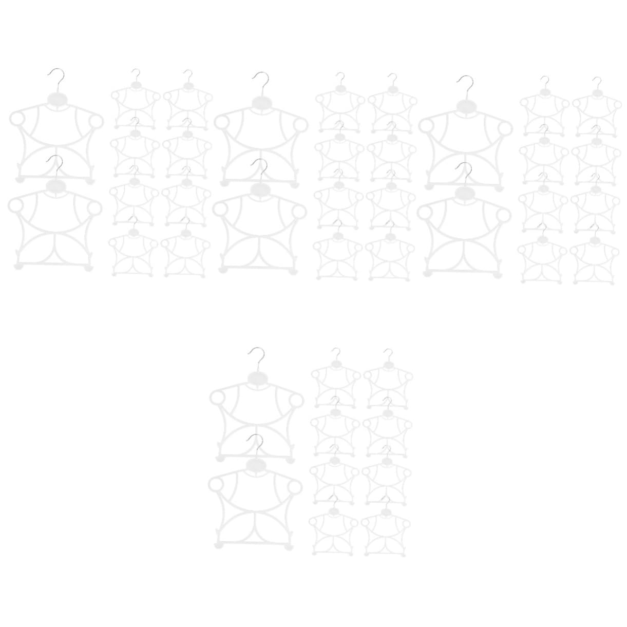4 Sets Baby-kleiderbügel Kinder-kleiderbügel Kunststoff - Rutschfestes Design Geeignet Für Home Shop 10 Stück * 4