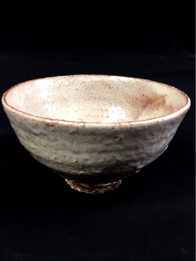 Amazon.co.jp: S65天鵬山・広瀬淡雅 萩茶碗・萩焼 共箱 茶道具