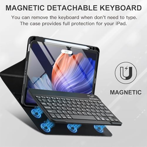 Image of typecase Keyboard Case for Redmi Pad Pro & Pro 5G (12.1 inch ONLY), Slim Lightweight Stand Cover, Magnetically Detachable Wireless Bluetooth Keyboard