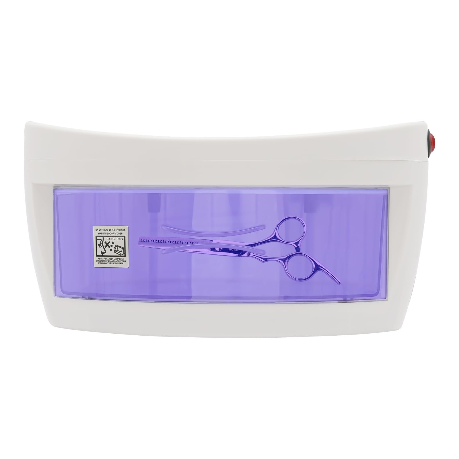 Caja esterilizadora profesional de 6 W, esterilizador UV para tijeras, peines, cepillos, esponjas, toallas, etc. 31 x 18,5 x 16 cm