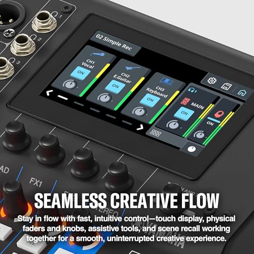 Image of Yamaha MGX12 18ch Digital Mixing Console, Dual USB-C Audio Interface, Includes Cubase Al, WaveLab Cast LE, Basic FX Suite and Steinberg Plus Software Bundle, White MGX12 W