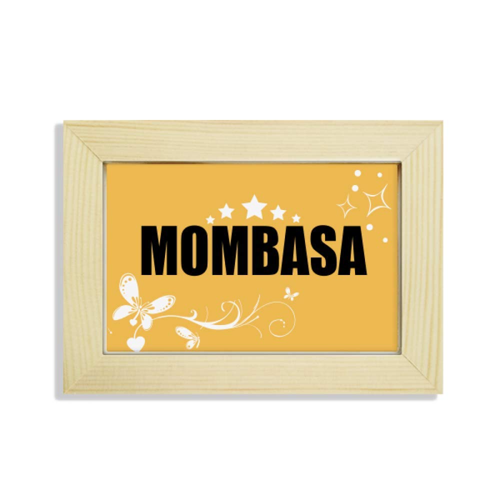 Flores de madera de Mombasa pintura decorativa para mesa de estudio