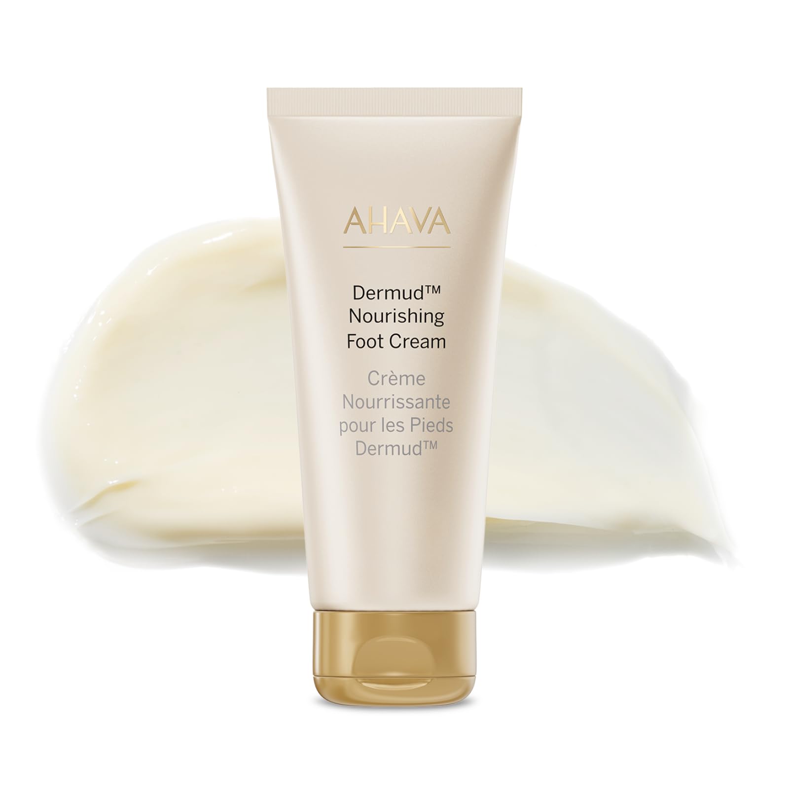 AHAVA Crema per i Piedi al Fango del Mar Morto - Idratazione Intensa e Nutrimento per Piedi Morbidi e Levigati - 100ml