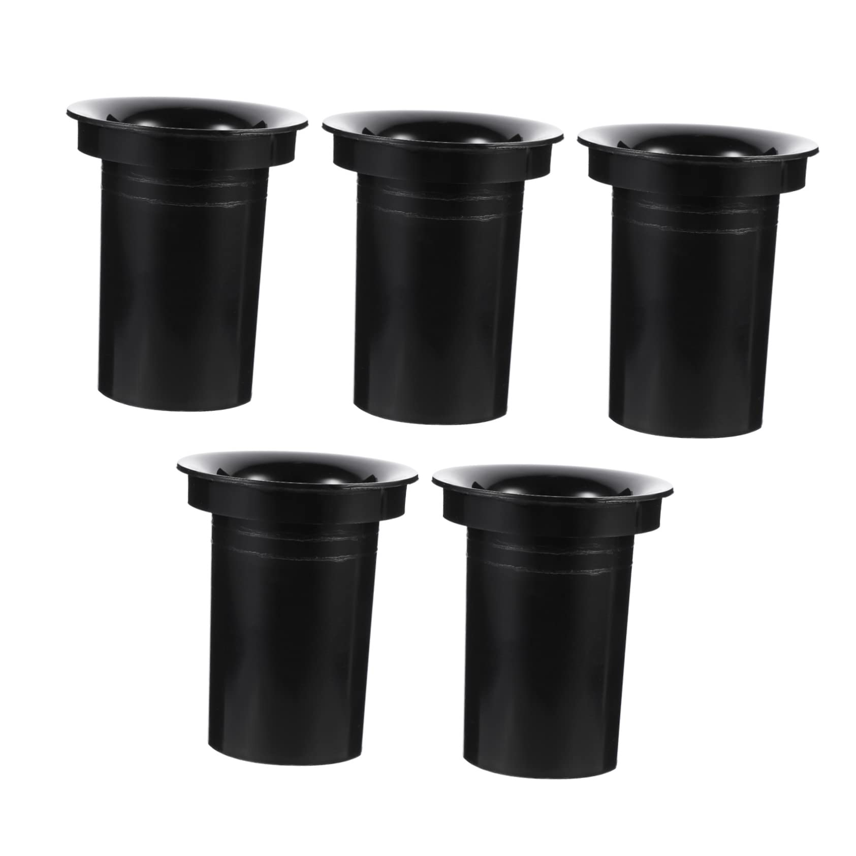OKUMEYR 5Pcs Plastic Bass Reflex Pipe Speaker Port Tube Durable Woofer Box Vent for Enhanced Sound Spray Paint Finish Replacement for Subwoofer Accessories