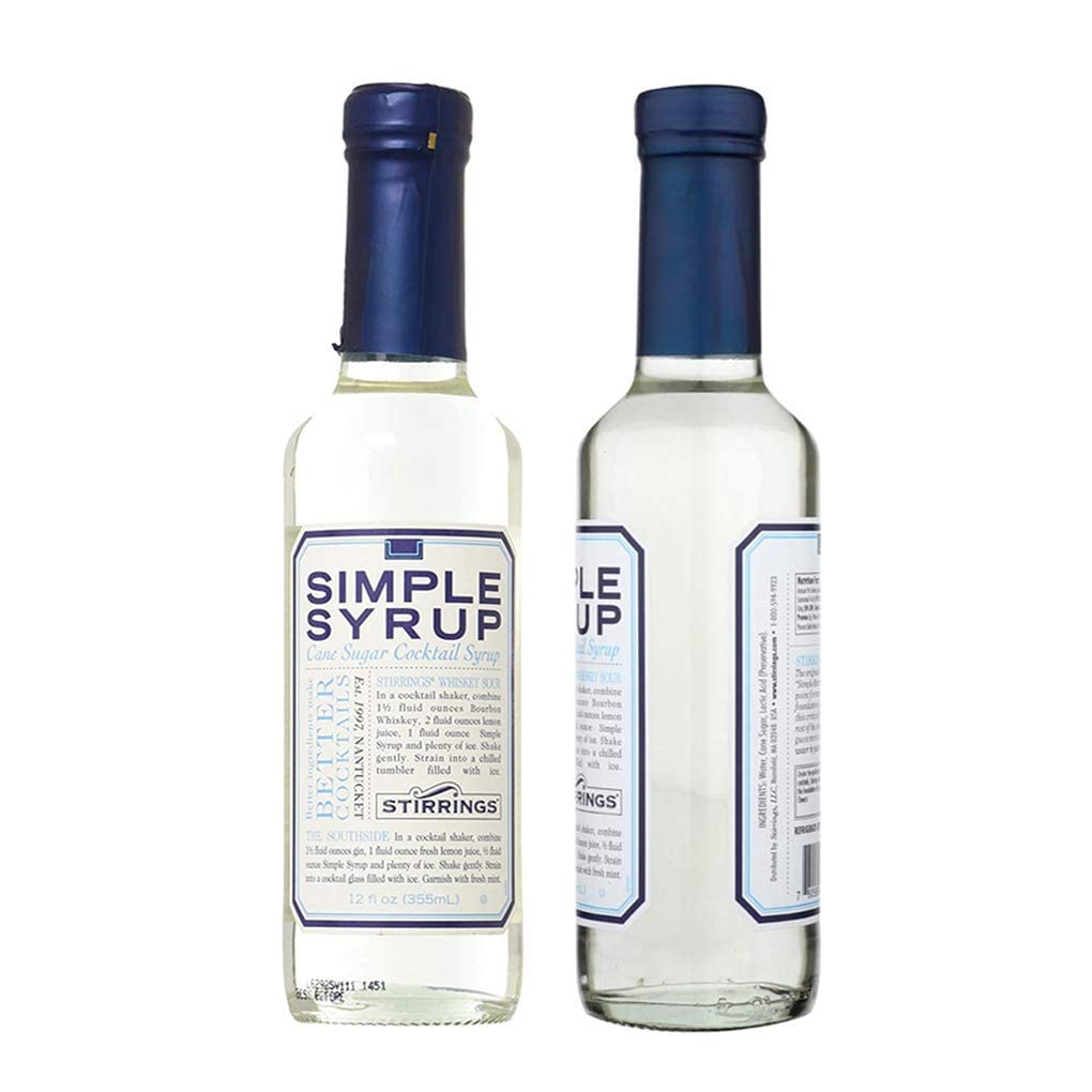 Stirrings, Simple Syrup, 12 Fl Oz (Pack of 6)