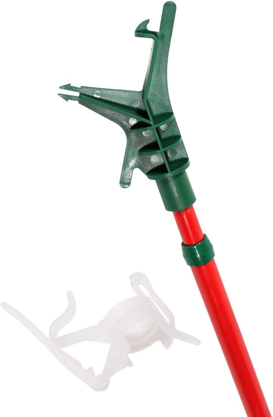 Dyno 11' Telescoping Christmas Tree Decorating Pole for Hanging Lights - Includes 25