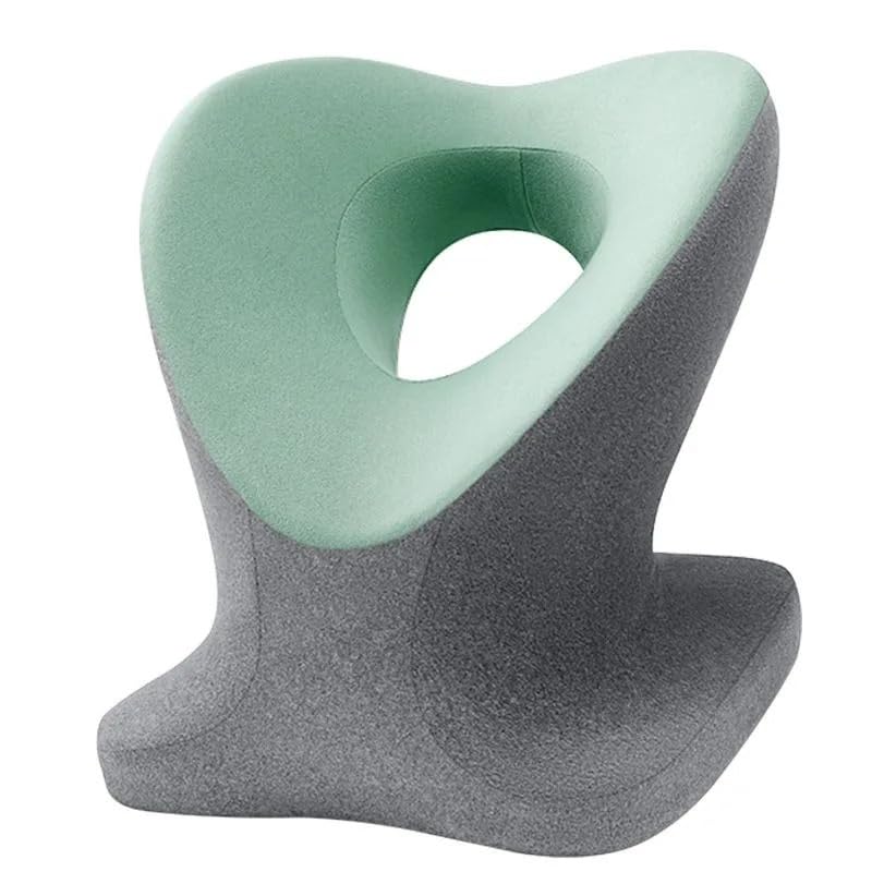 Cuscino in memory foam per cuscino da viaggio, per studenti, per dormire, stile verde