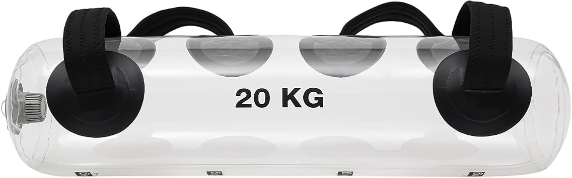 Aqua Bag Fitness 33/44/55LBS Adjustable Water Weight Training Workout Water Bag Portable Stability Fitness Equipment for Home Gym Core and Balance Exercise W/Inflator