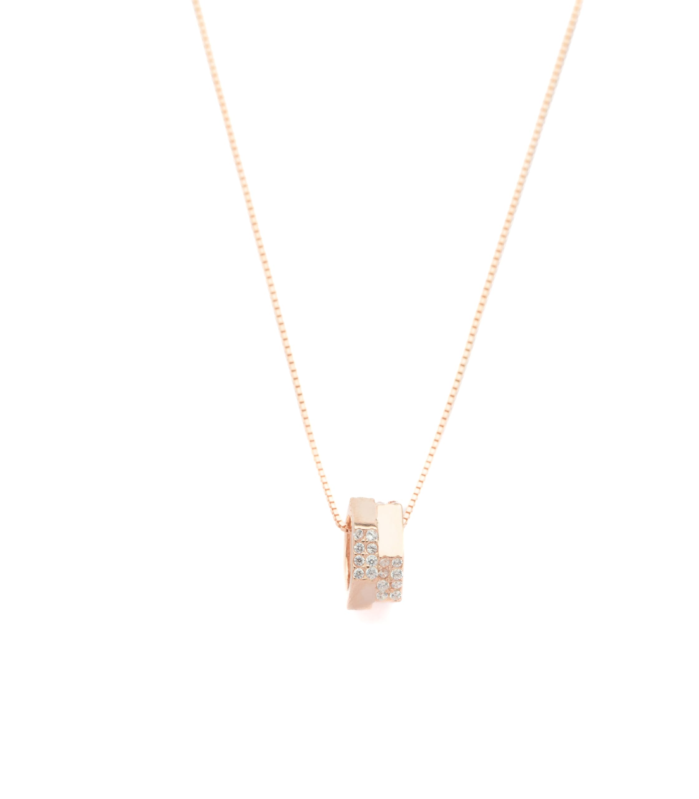 gargi by p.n. gadgil and sons | 925 Sterling Silver | Rosegold Polish | Signature Pendant with Box Chain | Gift for Girlfriend, Women & Girls | With Certificate of Authenticity & Hallmark-picture-48