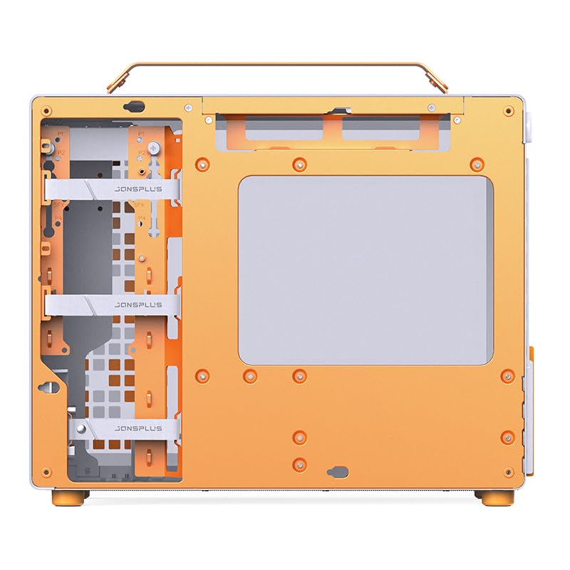Amazon.co.jp: PCケース JONSPLUS Z20 M-ATX ケース (オレンジ