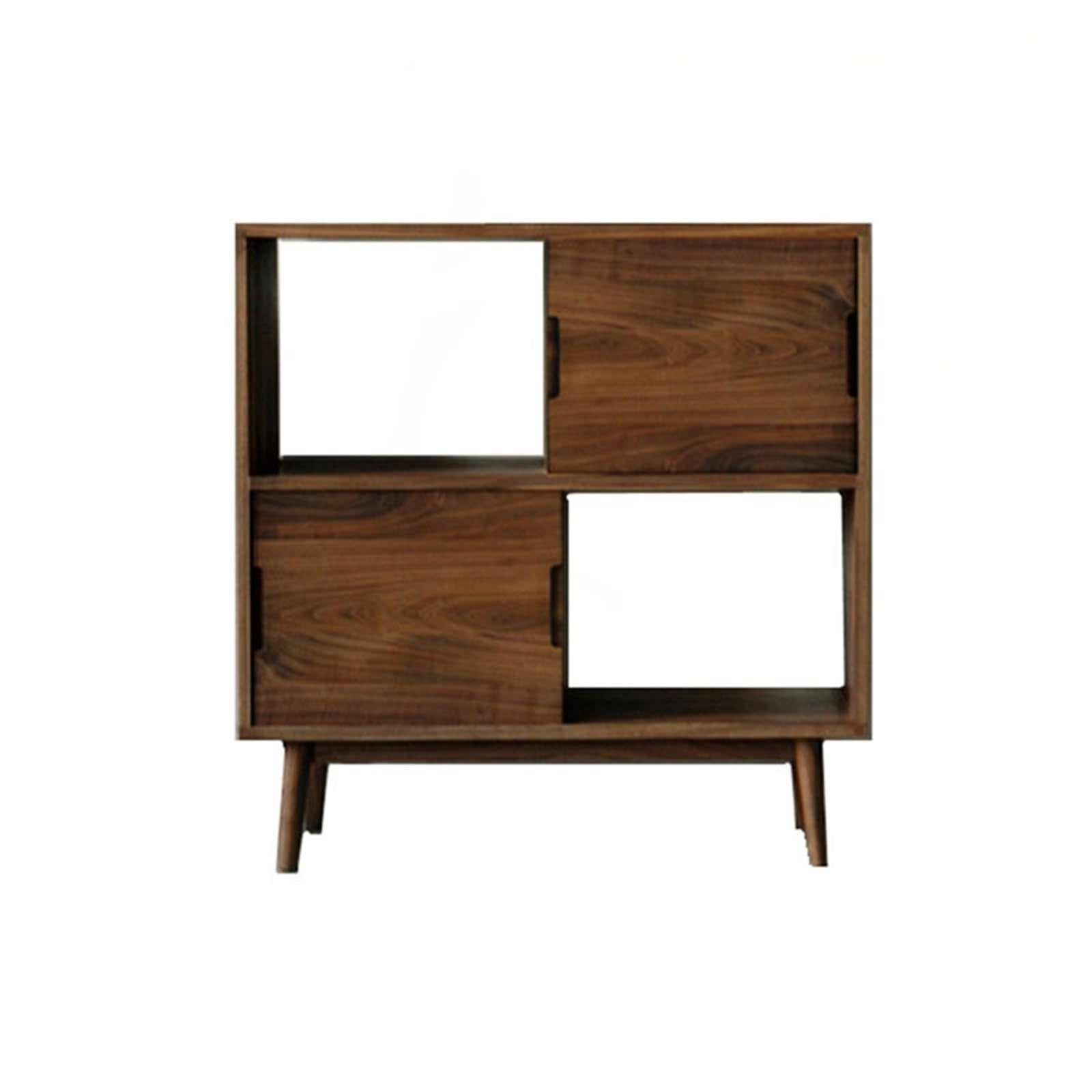 ZZlei2yu-12 record storage Creative Entrance Hall Record Cabinet Home Wooden Bookcase Sideboard with Door Desktop Organizer