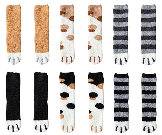 Image of COLORFUL BLING Halloween Socks for Women 3 Pairs Spooky Ghost Bat Skull Crew Sock 4 Packs Fall Pumpkin Adult Socks