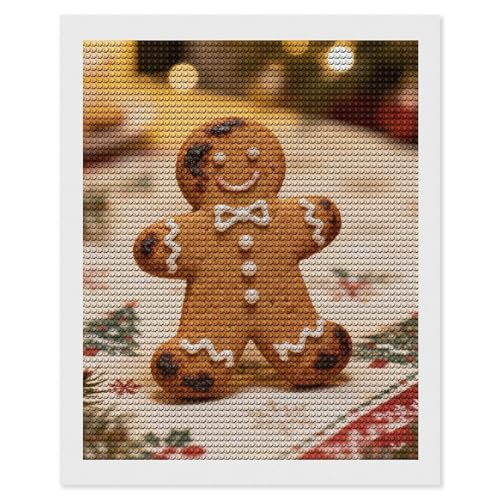 Kit peinture diamant 5D anti-stress pain d'épices de Noël