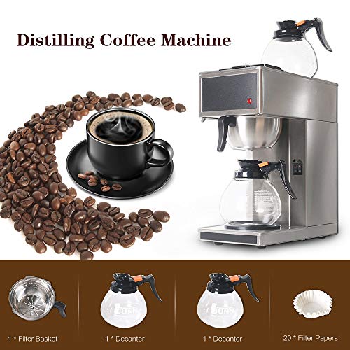 Cafetera Semiautomática Eléctrica Acero Inoxidable 1.25 L miniatura 3