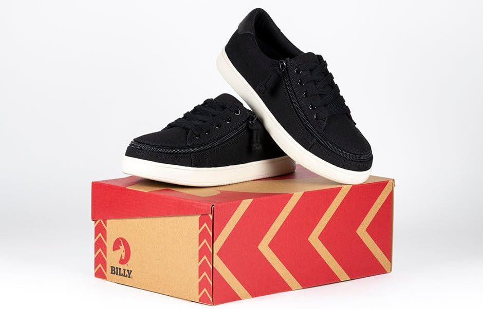 BILLY Women's Black Canvas Sneaker Low Tops - Image 8