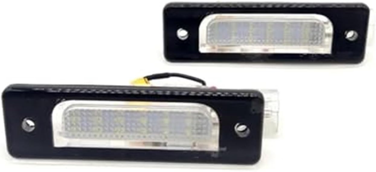 White License Plate Light Number Plate Lamp, for BMW, 5-Series E34 518i 520i 525i 7-series E32 730i 740i 750i LED License Plate Lamp
