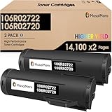 MasaiMara 106R02722 106R02720 (14,100 Pages) Toner Cartridge Replacement for Xerox Phaser 3610 3610N 3610DN 3610DNW WorkCentre 3615 3615DN 3615DNW M455 P455 Printer (Black, 2 Pack)