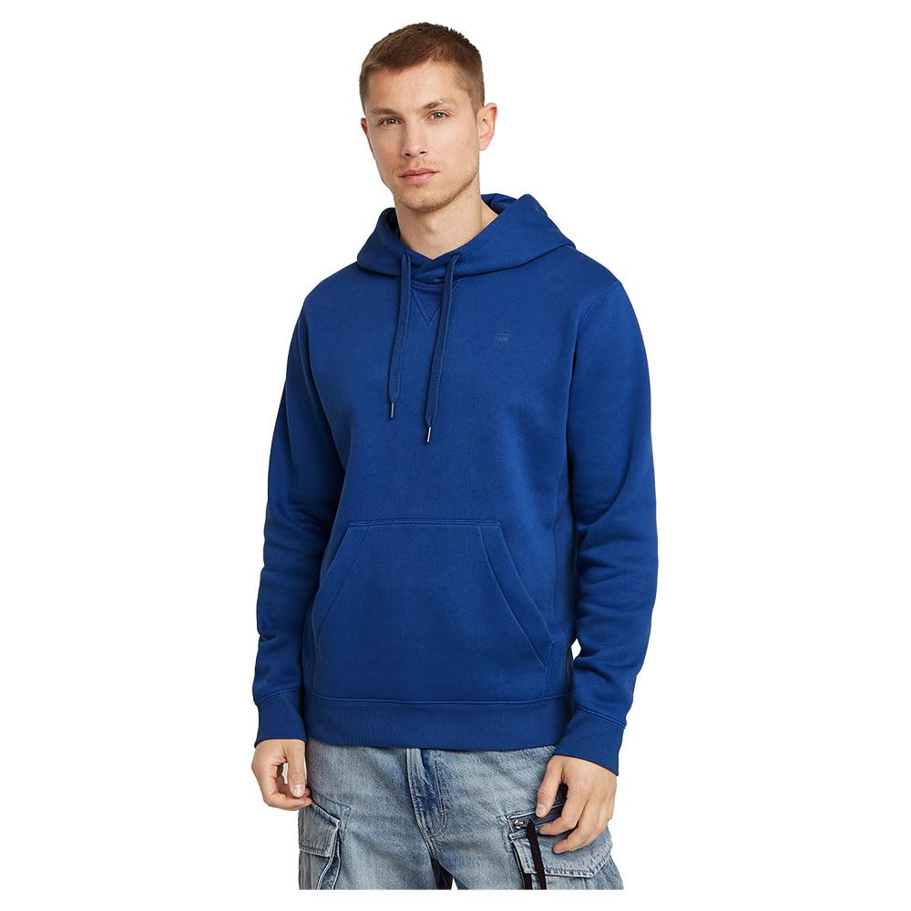 G-STAR Herren Premium Core Hooded Sweatshirt, Blau (Pilot D16121-C235-1235), L