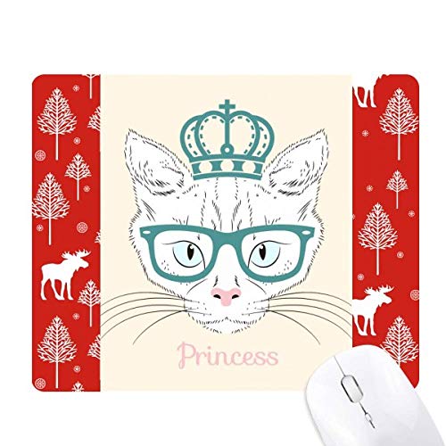 Couronne de princesse sunglass chat blanc accessoire de déguisement souris Noël