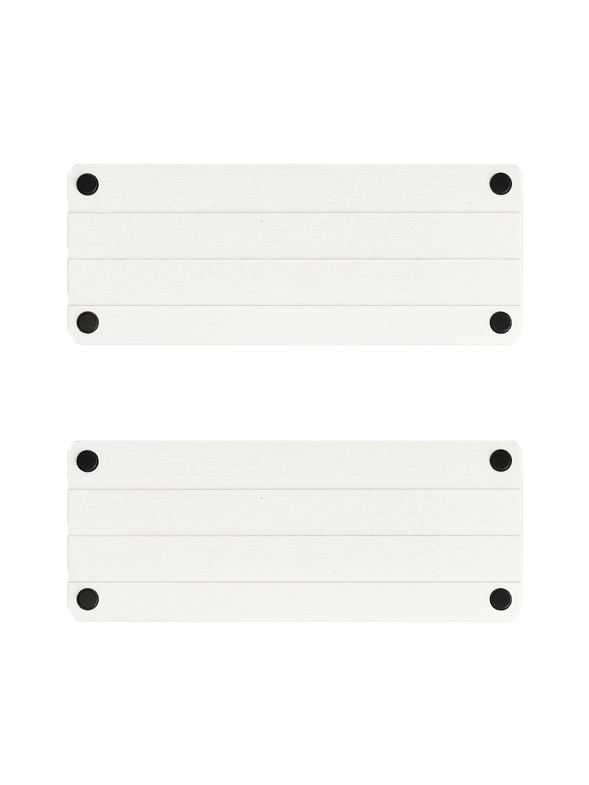 2 Pcs Water Absorbing Stone Sink Organizer for Bathroom Diatomaceous Earth Stone Drying Tray Instant Dry Sink Caddy Soap Dispenser Sponge Holder (White)