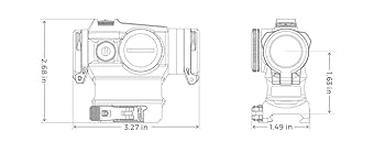 実物】 HOLOSUN HS515GM REDドットサイト Holosun HS515GM 2 MOA