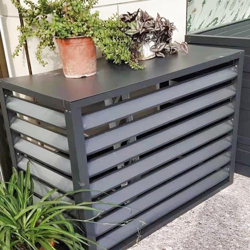 Clôture en aluminium pour climatiseur extérieur design chic