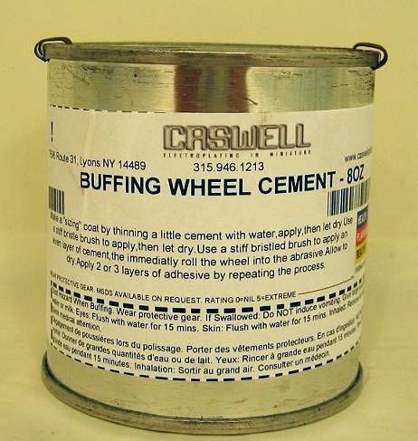 Caswell Buffing Wheel Cement - 1 GAL.