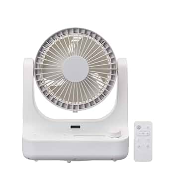 ドウシシャ サーキュレーター 首振り ピエリア FCV-180D WH　扇風機 Amazon | 【洗いやすい】 ドウシシャ サーキュレーター 風量9