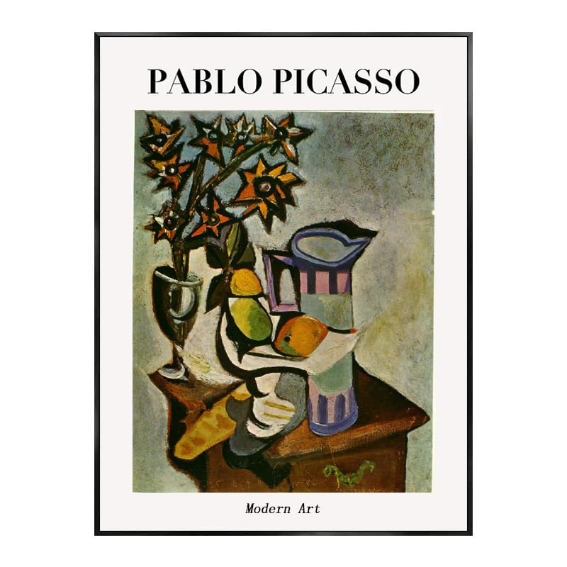洋書 Picasso: The Art of the Poster Picasso Exhibition Poster, Cubism Print, Abstract Art Poster